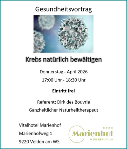 Erfahren Sie mehr über wie Krebs natürlich zu bewältigen ist!